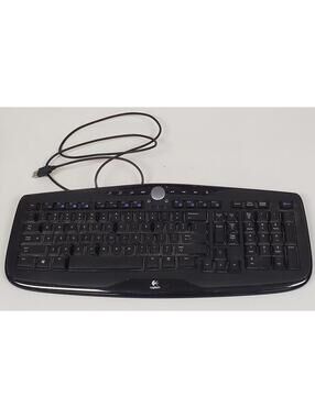 Logitech Access Keyboard 600 USB - Tested Working - VG Condition